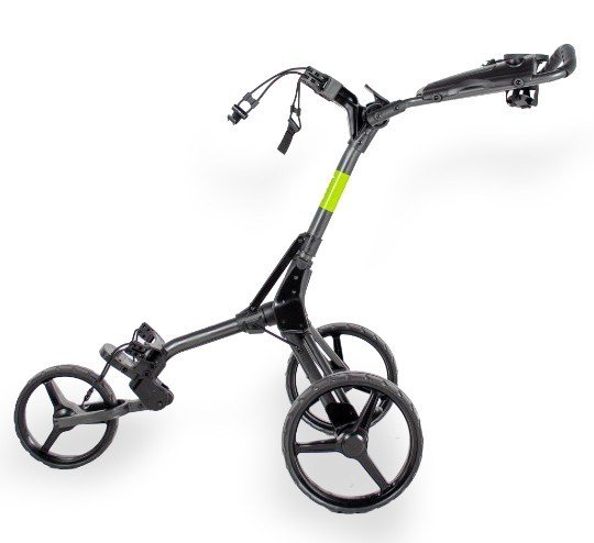 Wishbone Cube Two manuell vagn, charcoal/lime
