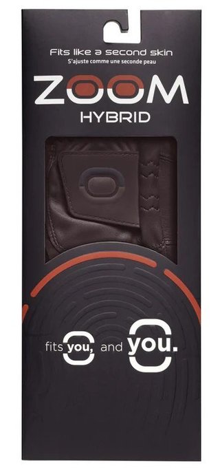 Zoom Zoom Hybrid herr golfhandske, chokladbrun
