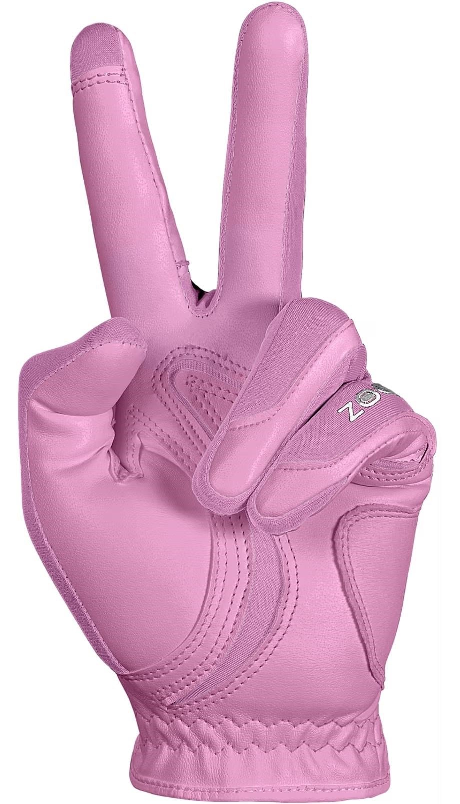 Zoom Zoom Hybrid damgolfhandske, rosa