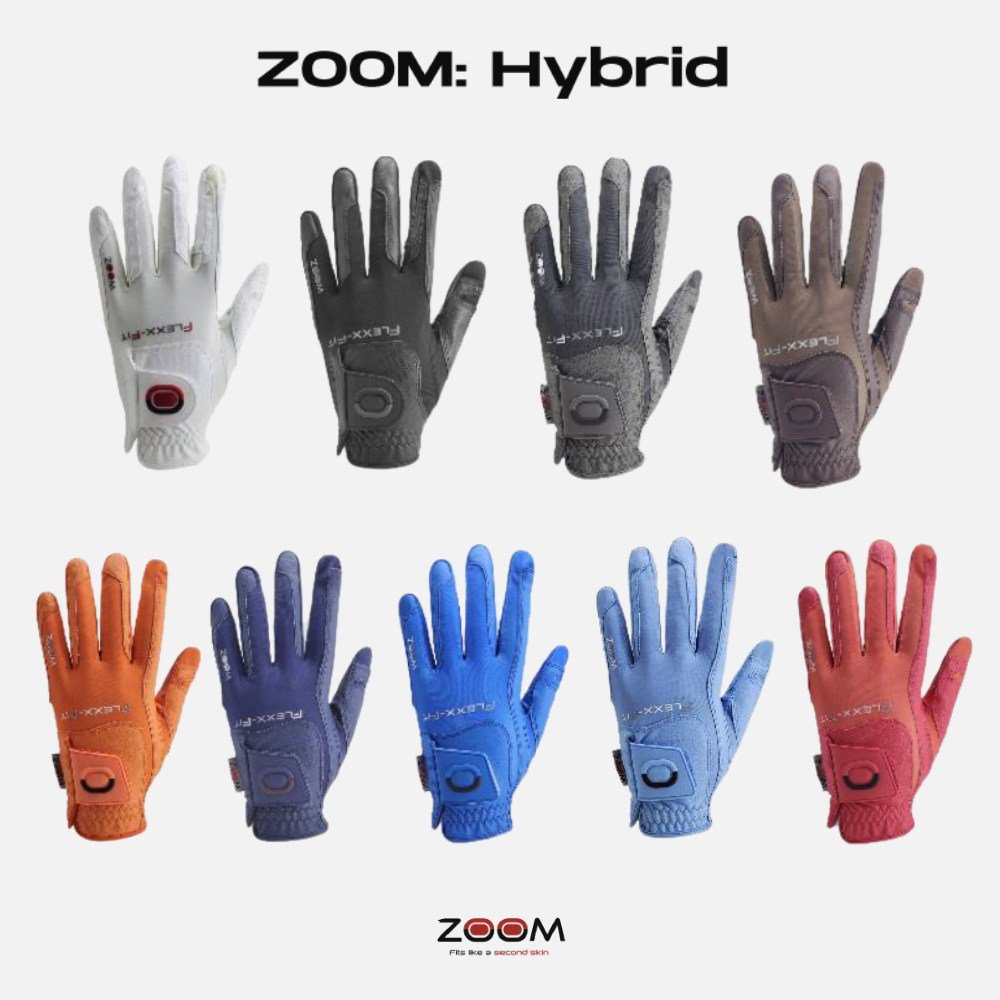 Zoom Zoom Hybrid dam golfhandske, röd
