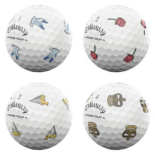 Callaway Limited Edition Chrome Tour Major Series: July Major golfbollar 2026 (12 bollar)