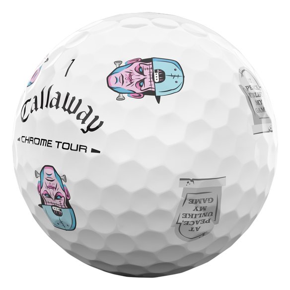 Callaway Chrome Tour Truvis golfbollar, Halloween
