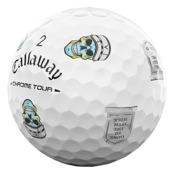 Callaway Chrome Tour Truvis golfbollar, Halloween