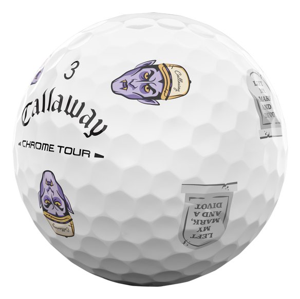 Callaway Chrome Tour Truvis golfbollar, Halloween