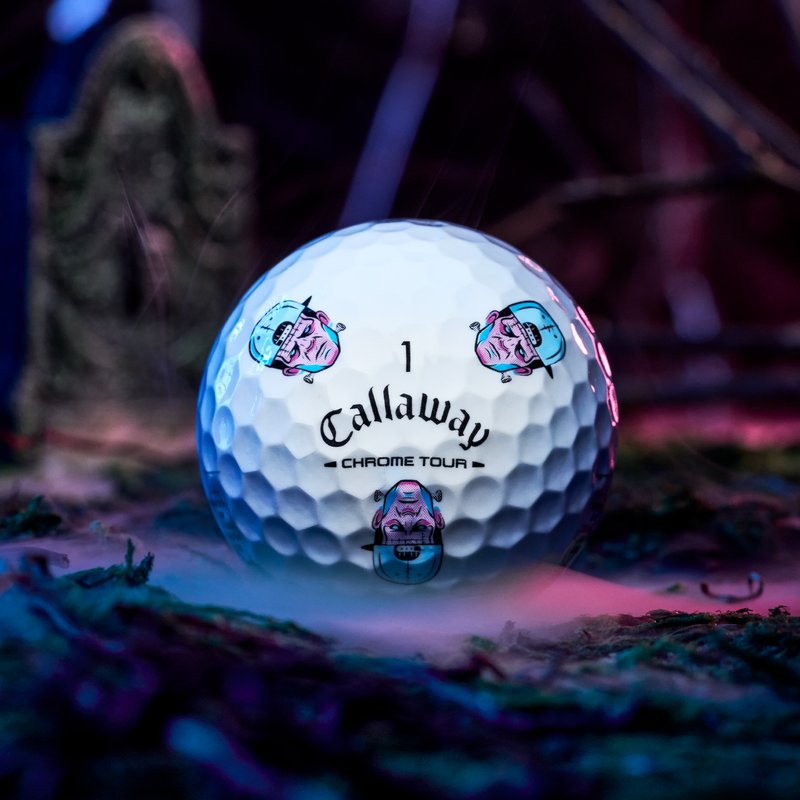 Callaway Chrome Tour Truvis golfbollar, Halloween