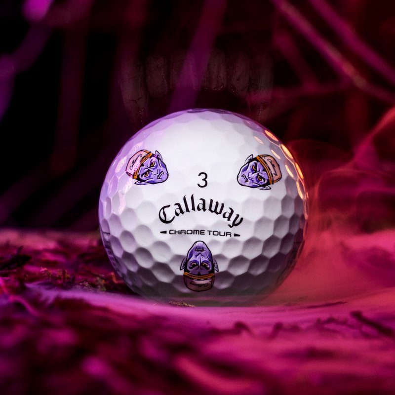 Callaway Chrome Tour Truvis golfbollar, Halloween