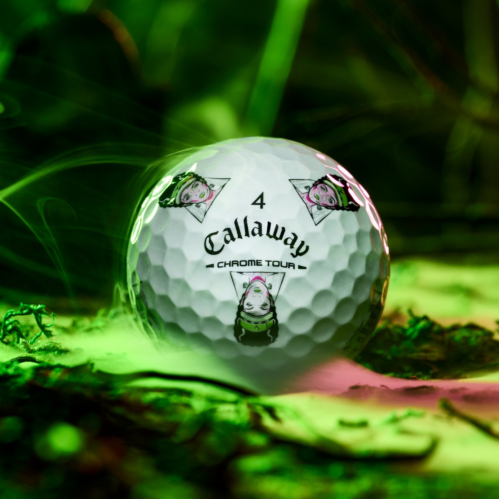 Callaway Chrome Tour Truvis golfbollar, Halloween