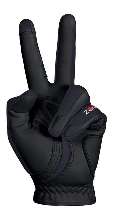 Zoom Hybrid herr golfhandske, svart