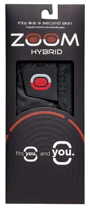 Zoom Hybrid herr golfhandske, svart