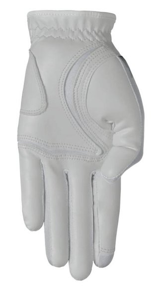 Zoom Hybrid herr golfhandske, vit