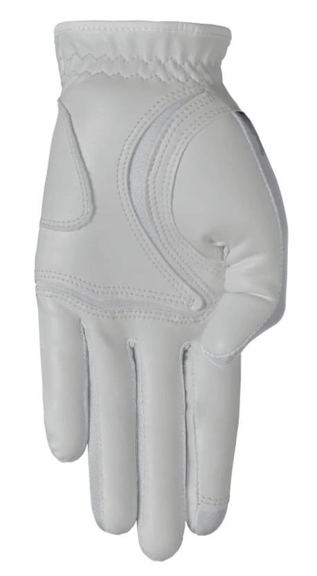 Zoom Hybrid herr golfhandske, vit