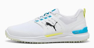 Puma Ignite Elevate 2 herr golfskor, vit/blå