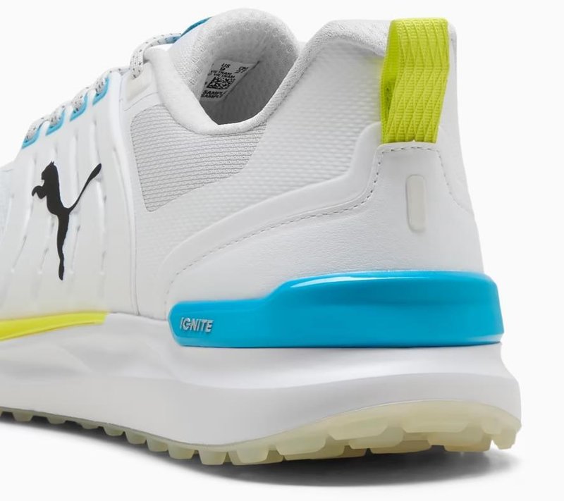 Puma Ignite Elevate 2 herr golfskor, vit/blå
