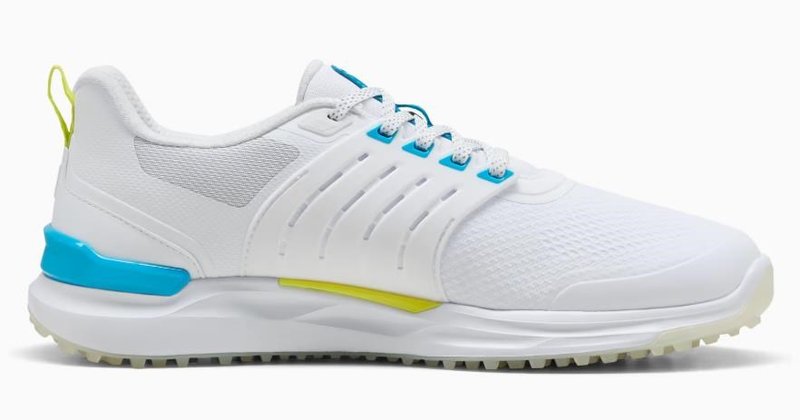 Puma Ignite Elevate 2 herr golfskor, vit/blå