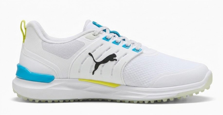 Puma Ignite Elevate 2 herr golfskor, vit/blå
