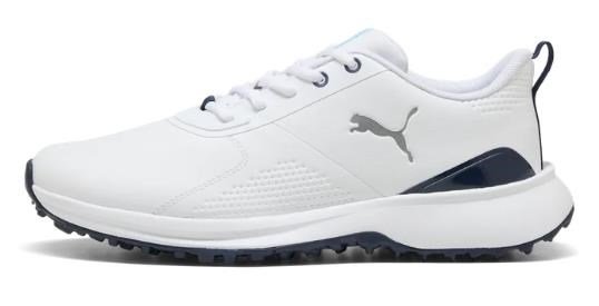 Puma Fusion Grip 6 Evo herr golfskor, vit/silver