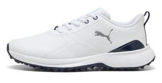 Puma Fusion Grip 6 Evo herr golfskor, vit/silver