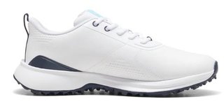 Puma Fusion Grip 6 Evo herr golfskor, vit/silver