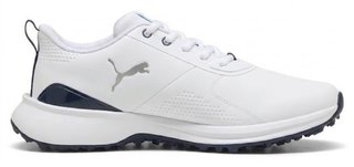 Puma Fusion Grip 6 Evo herr golfskor, vit/silver