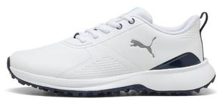 Puma Fusion Grip 6 Evo herr golfskor, vit/silver