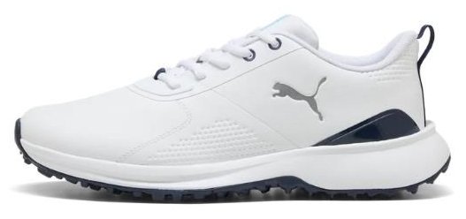 Puma Fusion Grip 6 Evo herr golfskor, vit/silver