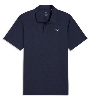 Puma Mattr Deco Jacquard herr polo, deep navy