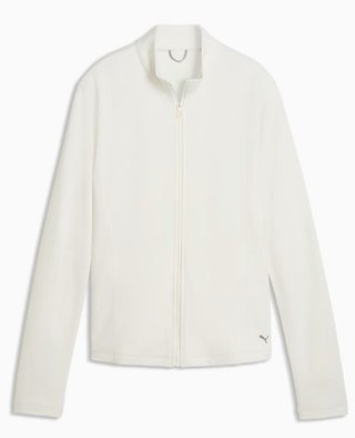 Puma Pure Textured Full-Zip damjacka, warm white