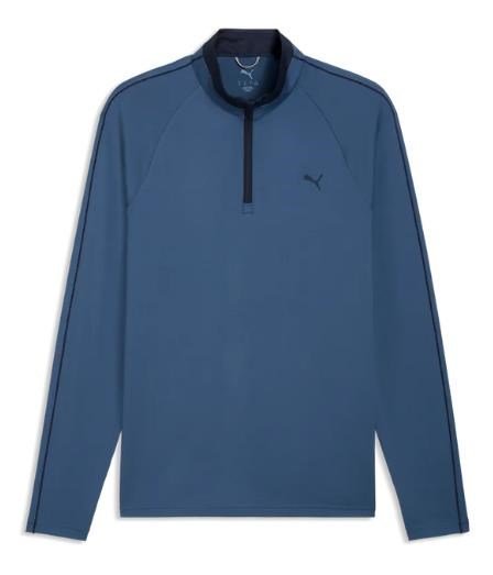 Puma Pure 3.0 1/4 Zip herr sweatshirt, dark indigo/deep navy