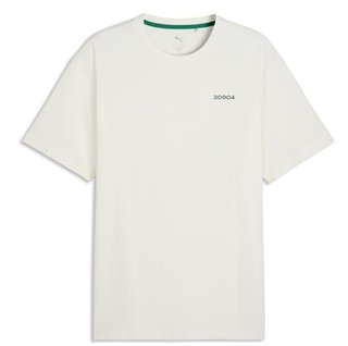 Puma 30904 herr polo, warm white/green