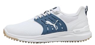 Puma IGNITE Elevate 2 herr golfskor, vit/blå
