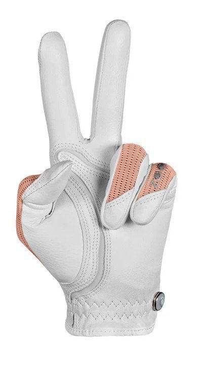 Zoom Zoom Sun Style Powernet damgolfhandske, vit/orange