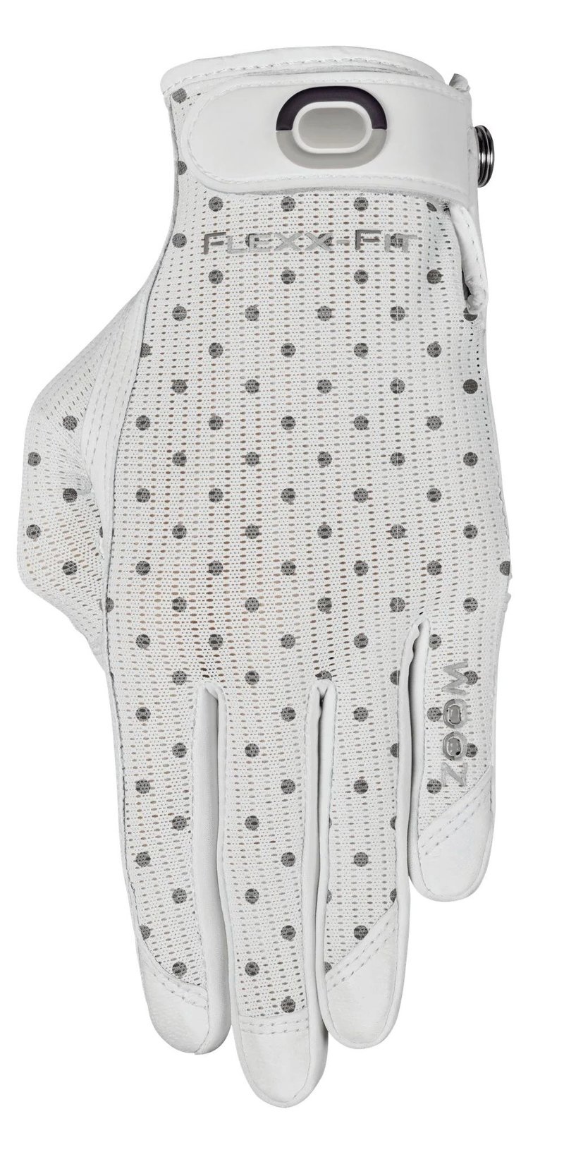 Zoom Sun Style Powernet damhandske, vit/polka dot