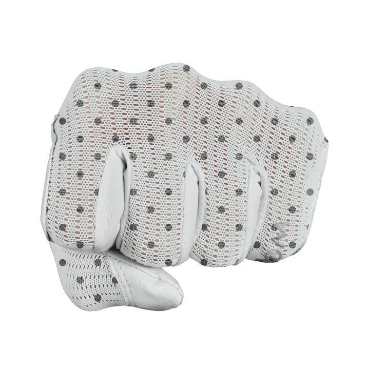 Zoom Sun Style Powernet damhandske, vit/polka dot