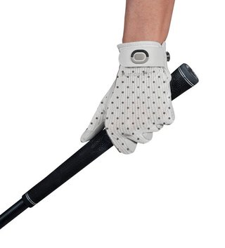 Zoom Sun Style Powernet damhandske, vit/polka dot
