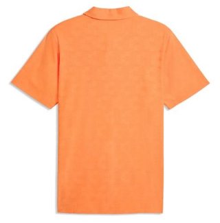 Puma Mattr Deco Jacquard herr polo, melon glow