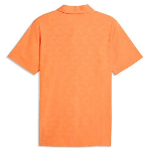 Puma Mattr Deco Jacquard herr polo, melon glow