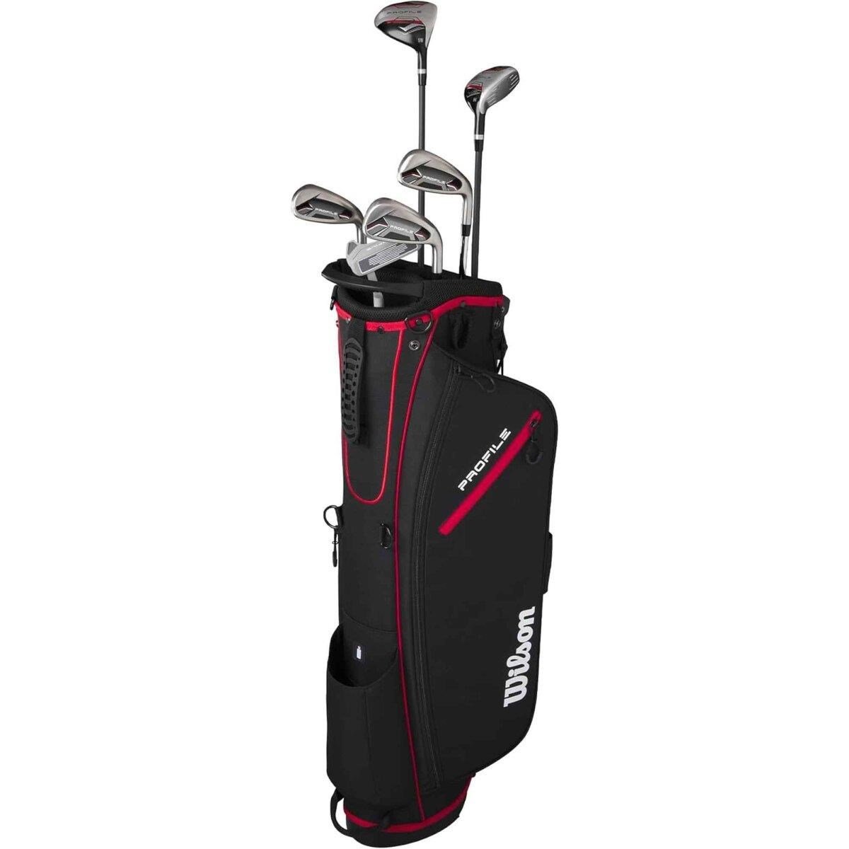 Wilson Profile herr golfset (grafit), MLH + ställväska