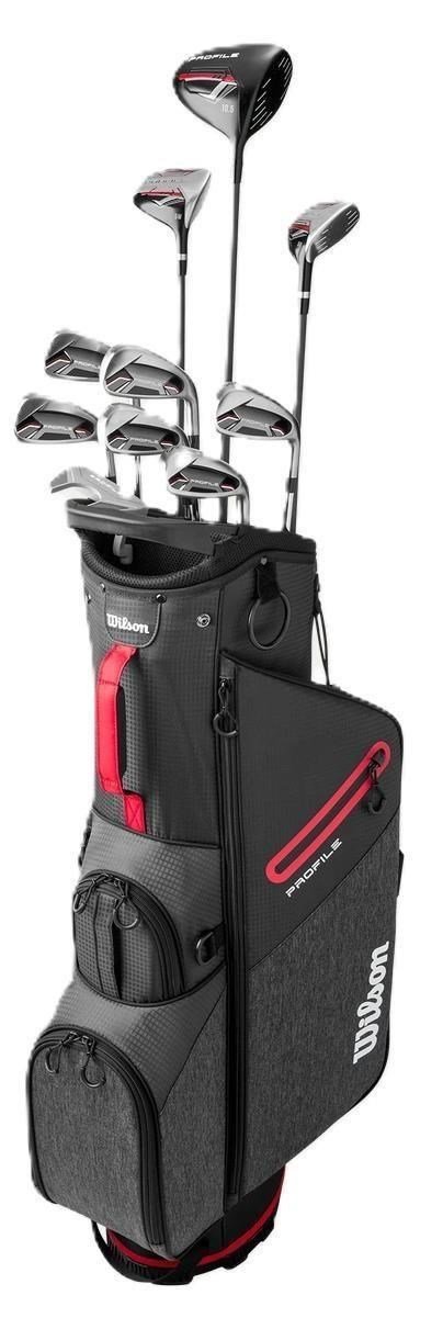 Wilson Profile herr golfset (grafit), MRH + ställväska
