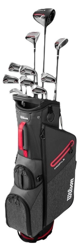 Wilson Profile herr golfset (grafit), MRH + ställväska