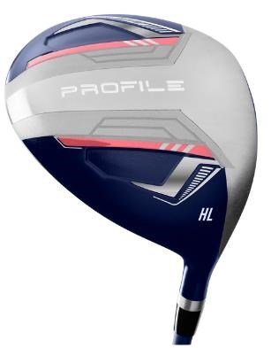 Wilson Profile Ladies golfset, LLH + cart bag, navy/rose gold/silver