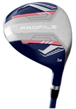Wilson Profile Ladies golfset, LLH + cart bag, navy/rose gold/silver