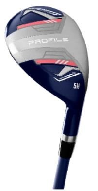 Wilson Profile Ladies golfset, LLH + cart bag, navy/rose gold/silver