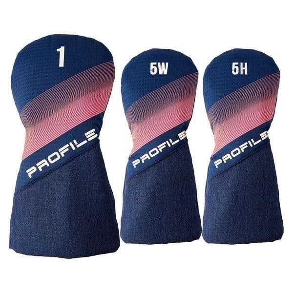 Wilson Profile Ladies golfset, LLH + cart bag, navy/rose gold/silver