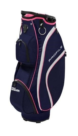 Wilson Profile Ladies golfset, LLH + cart bag, navy/rose gold/silver