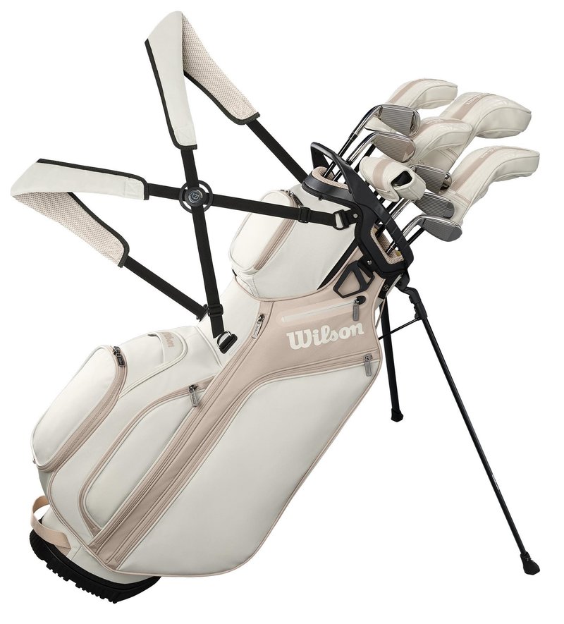 Wilson Aurora damgolfset (grafit), HV + ställväska