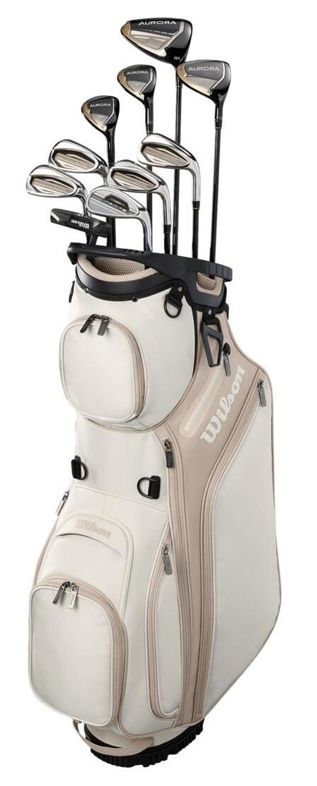Wilson Aurora damgolfset (grafit), HV + ställväska