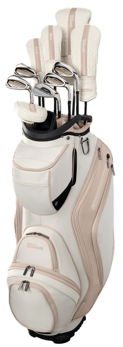 Wilson Aurora damgolfset (grafit), höger + carrybag