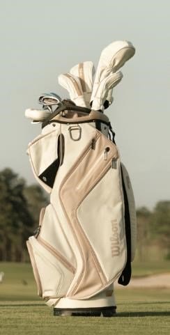 Wilson Aurora damgolfset (grafit), höger + carrybag