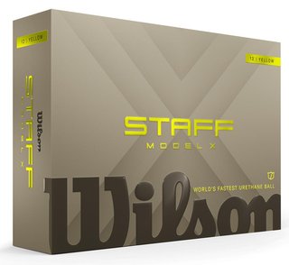 Wilson Staff Model X golfbollar, gula