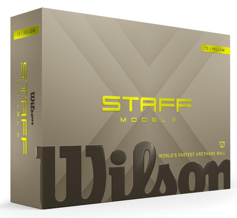 Wilson Staff Model X golfbollar, gula
